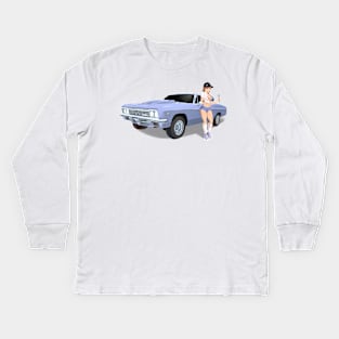 Misaka Mikoto  // Toaru series Kids Long Sleeve T-Shirt